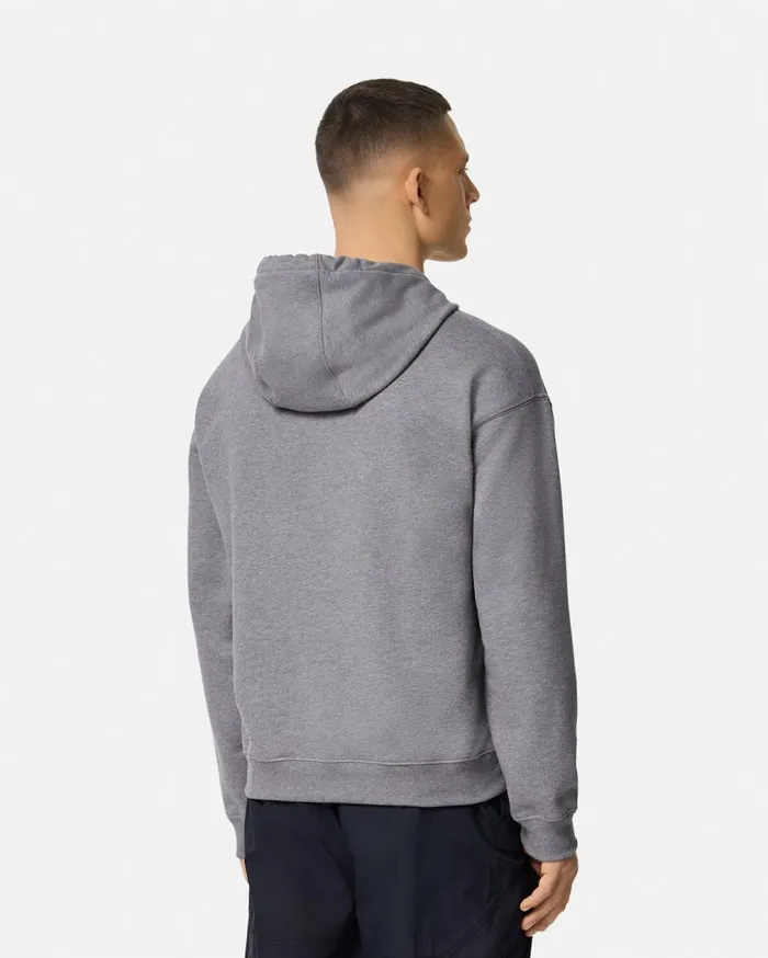 Versace Sweatshirts Embroidered Barocco Sea Hoodie Gray 8211 Men Versace Sweatshirts Embroidered Barocco Sea Hoodie Gray 8211 Men