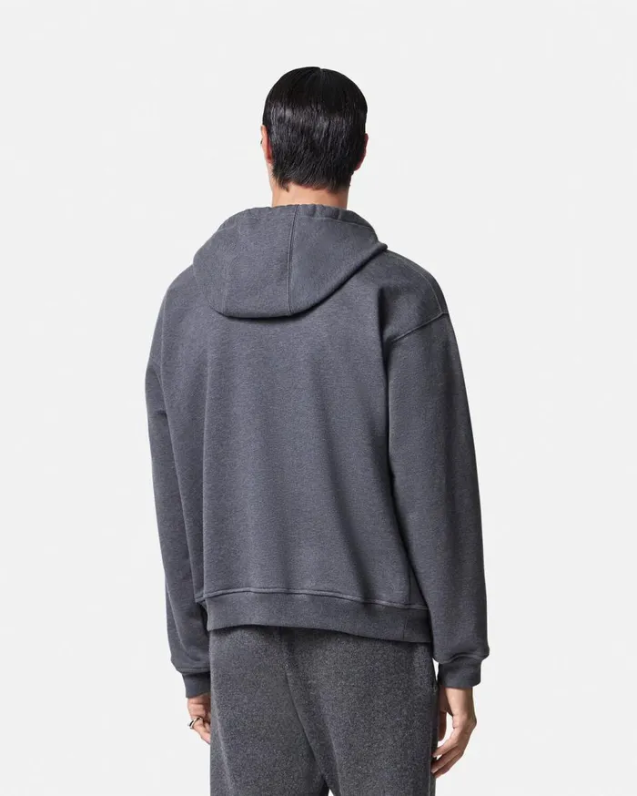 Versace Sweatshirts Nautical Medusa Zip Hoodie Gray 8211 Men Versace Sweatshirts Nautical Medusa Zip Hoodie Gray 8211 Men