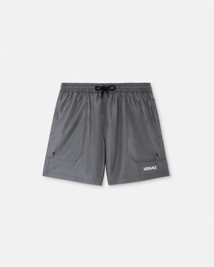 Versace Swimwear Barocco Reversible Boardshorts Blackprint 8211 Men