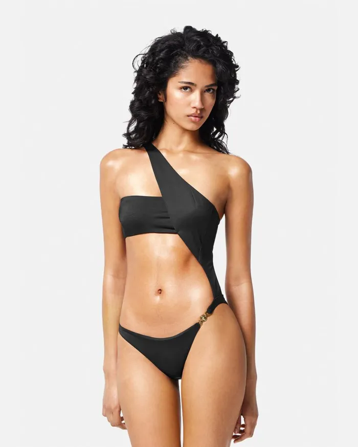 Versace Swimwear Medusa 03995 Cutout Swimsuit Black 8211 Women Versace Swimwear Medusa 03995 Cutout Swimsuit Black 8211 Women