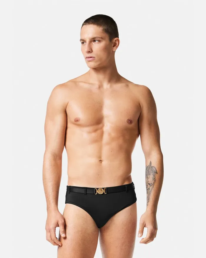 Versace Swimwear Medusa Biggie Swim Briefs Black 8211 Men Versace Swimwear Medusa Biggie Swim Briefs Black 8211 Men