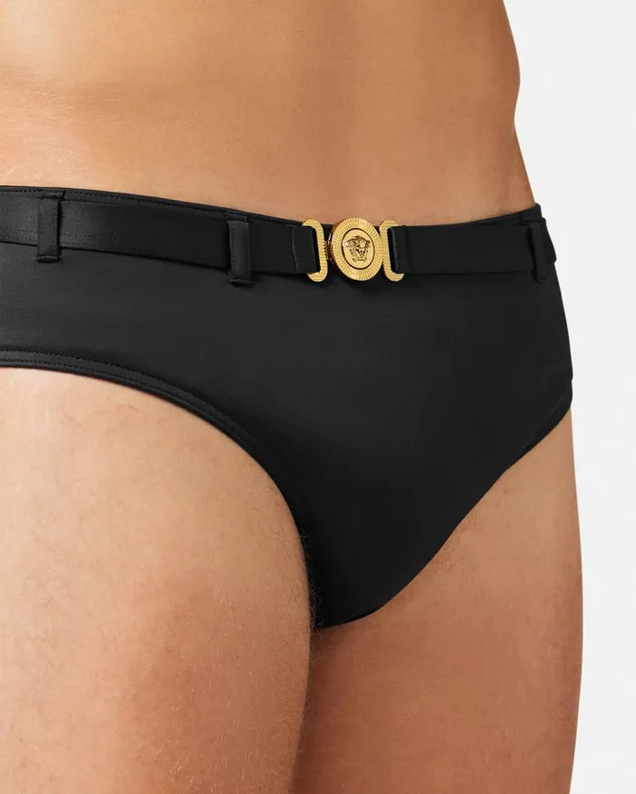 Versace Swimwear Medusa Biggie Swim Briefs Black 8211 Men Versace Swimwear Medusa Biggie Swim Briefs Black 8211 Men