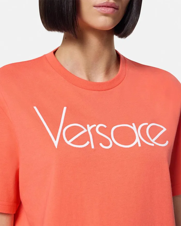 Versace TShirts and Sweatshirts 1978 ReEdition Logo TShirt 2r440 8211 Women