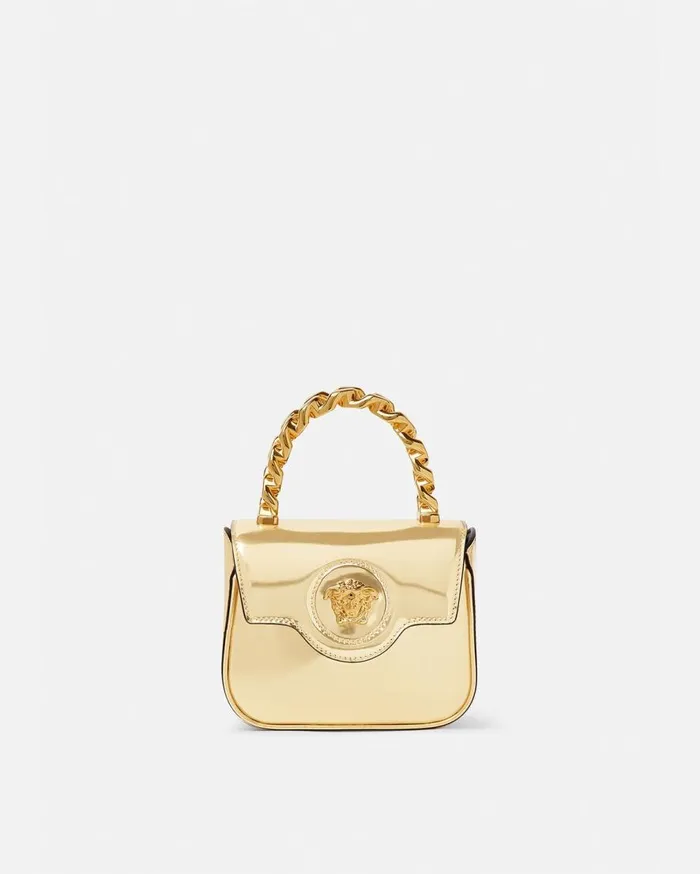 Versace Top Handle La Medusa Mini Bag Gold 8211 Women
