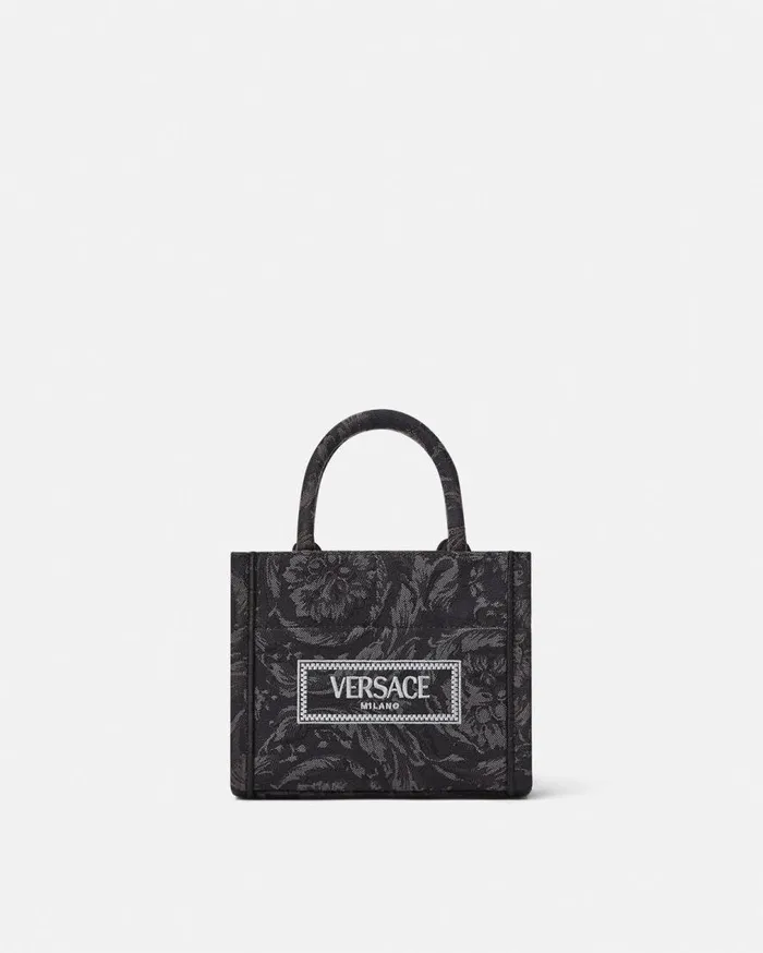 Versace Totes Barocco Athena Extra Small Tote Bag Blackprint 8211 Women
