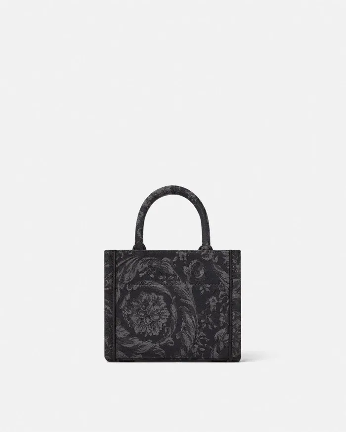 Versace Totes Barocco Athena Extra Small Tote Bag Blackprint 8211 Women Versace Totes Barocco Athena Extra Small Tote Bag Blackprint 8211 Women