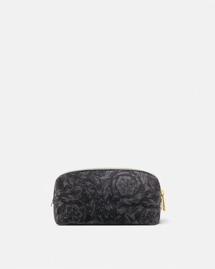 Versace Wallets Barocco Jacquard Vanity Pouch Blackprint 8211 Women