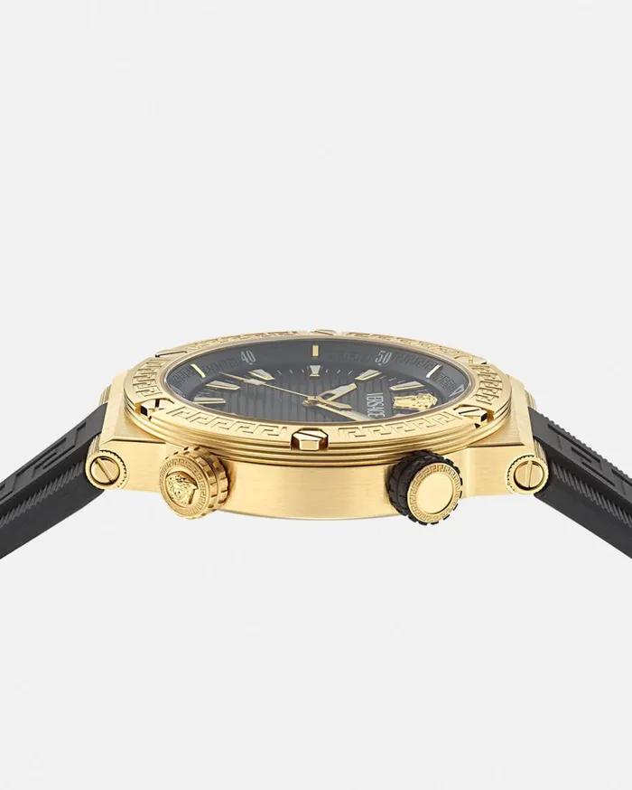 Versace Watches Greca Logo Diver Watch Blackgold 8211 Men Versace Watches Greca Logo Diver Watch Blackgold 8211 Men