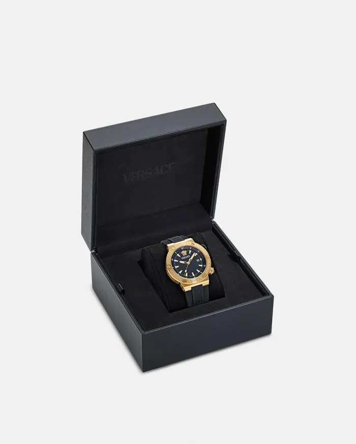 Versace Watches Greca Logo Diver Watch Blackgold 8211 Men Versace Watches Greca Logo Diver Watch Blackgold 8211 Men