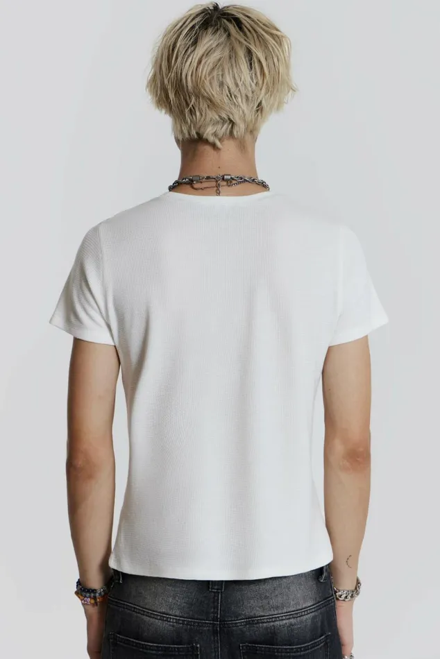 Verse Waffle Tee White Men Jaded London TShirts