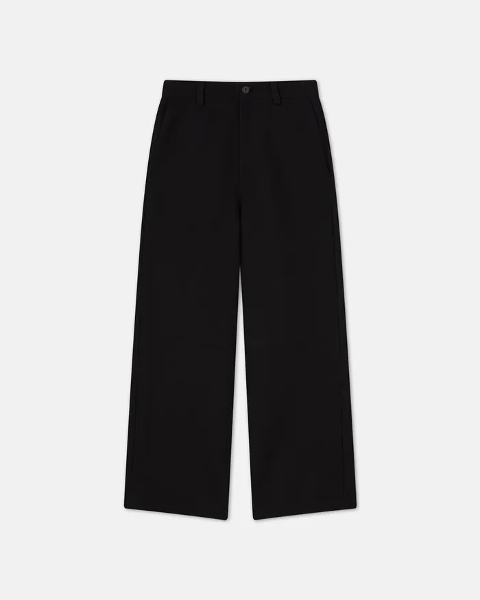 Vidia Double Suiting StraightLeg Pants Black Women Nanushka Bottoms