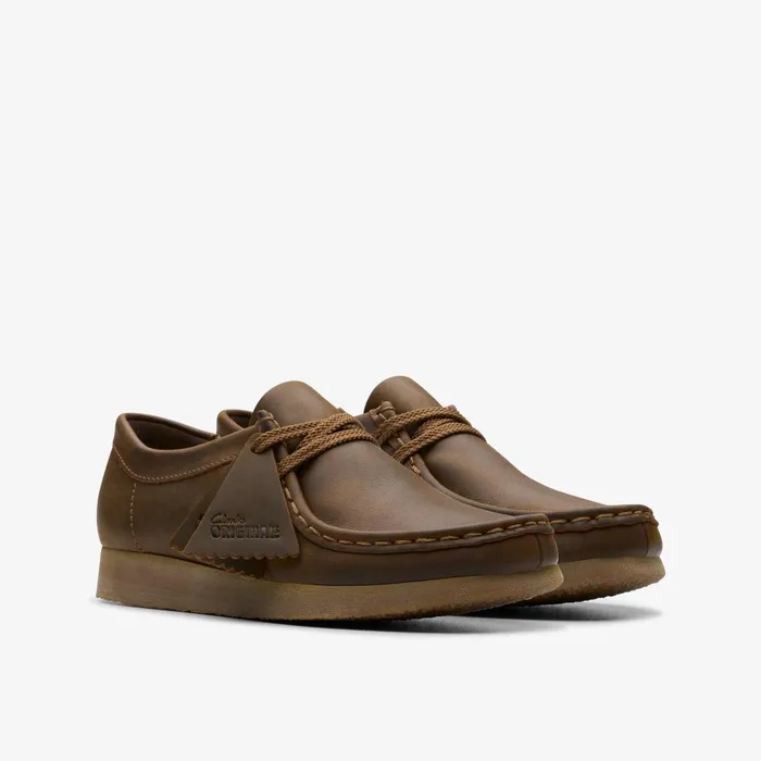 Wallabee Older Beeswax Kids Clarks Originals