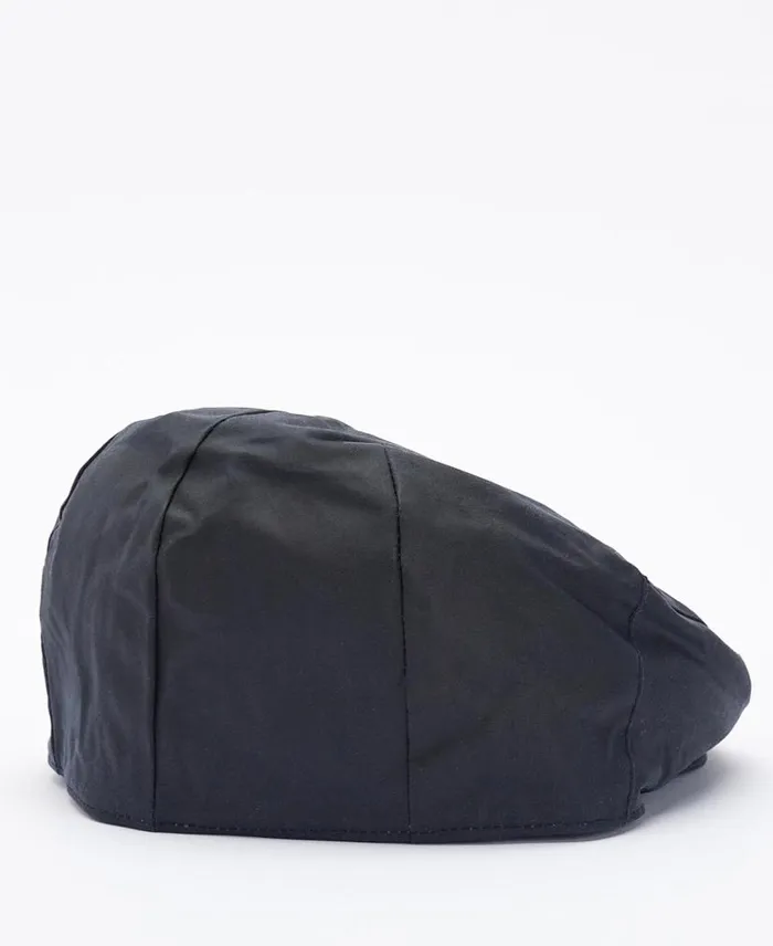 Wax Flat Cap Navy Men Barbour Hats