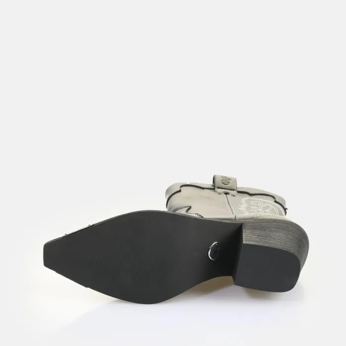 West Boot Mid Blackwhite Buffalo Boots and AnkleBoots