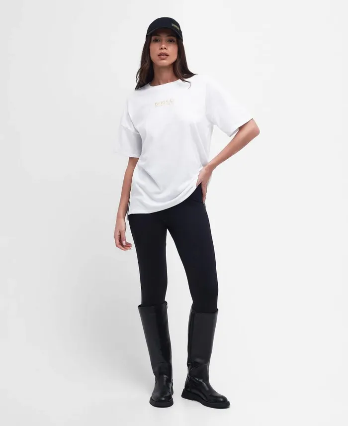 Whitson TShirt Classic White Women Barbour TShirts