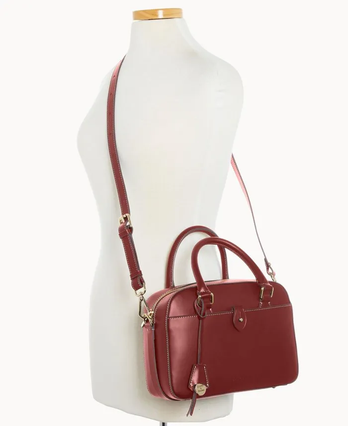 Woman Alto Shana Burgundy Dooney and Bourke Satchels Woman Alto Shana Burgundy Dooney and Bourke Satchels