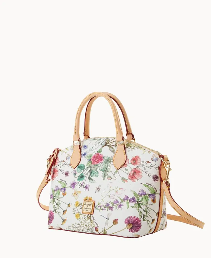 Woman Botanical Collection Geena Satchel White Dooney and Bourke Satchels Woman Botanical Collection Geena Satchel White Dooney and Bourke Satchels