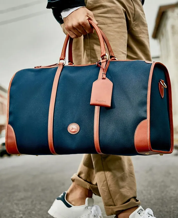 Woman Cabriolet Gym Bag Dark Grey Dooney and Bourke Travel Woman Cabriolet Gym Bag Dark Grey Dooney and Bourke Travel