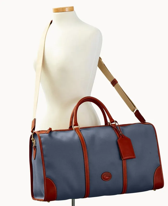Woman Cabriolet Gym Bag Dark Grey Dooney and Bourke Travel Woman Cabriolet Gym Bag Dark Grey Dooney and Bourke Travel