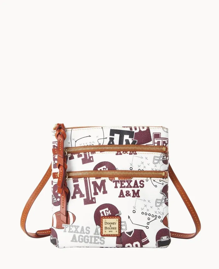 Woman Collegiate Texas Achr38M University N S Triple Zip Crossbody Texas Aandm Dooney and Bourke Crossbodies Woman Collegiate Texas Achr38M University N S Triple Zip Crossbody Texas Aandm Dooney and Bourke Crossbodies