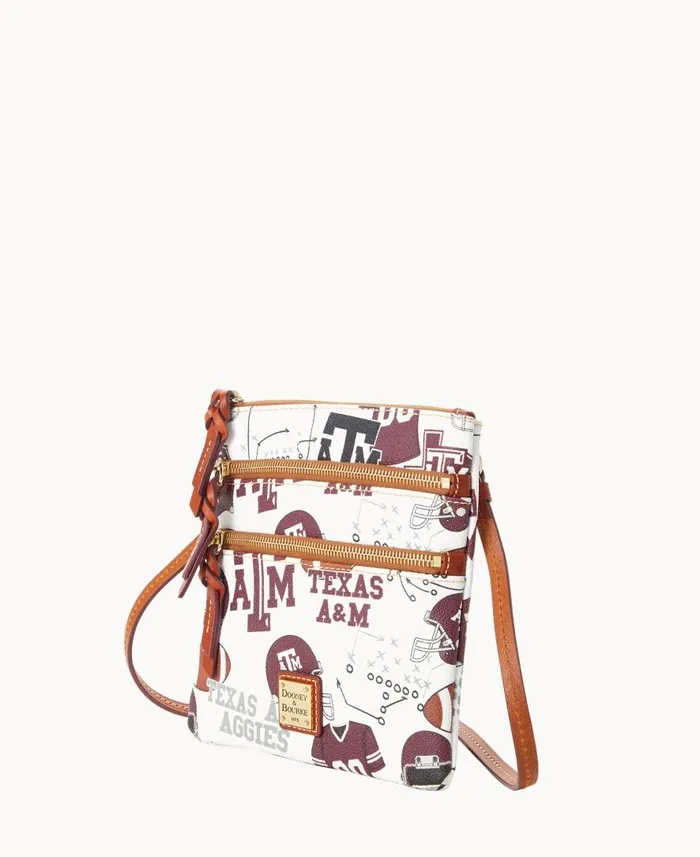 Woman Collegiate Texas Achr38M University N S Triple Zip Crossbody Texas Aandm Dooney and Bourke Crossbodies Woman Collegiate Texas Achr38M University N S Triple Zip Crossbody Texas Aandm Dooney and Bourke Crossbodies