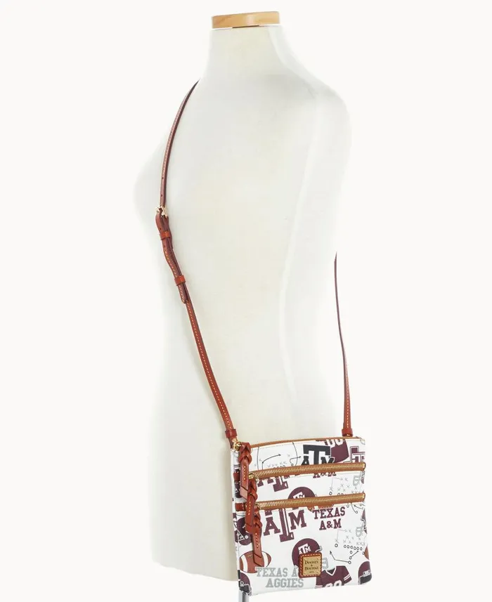 Woman Collegiate Texas Achr38M University N S Triple Zip Crossbody Texas Aandm Dooney and Bourke Crossbodies Woman Collegiate Texas Achr38M University N S Triple Zip Crossbody Texas Aandm Dooney and Bourke Crossbodies
