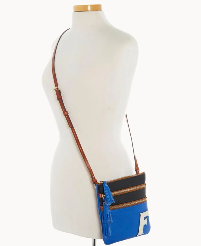 Woman Collegiate University Of Florida Triple Zip Crossbody University Of Florida Dooney and Bourke Crossbodies Woman Collegiate University Of Florida Triple Zip Crossbody University Of Florida Dooney and Bourke Crossbodies