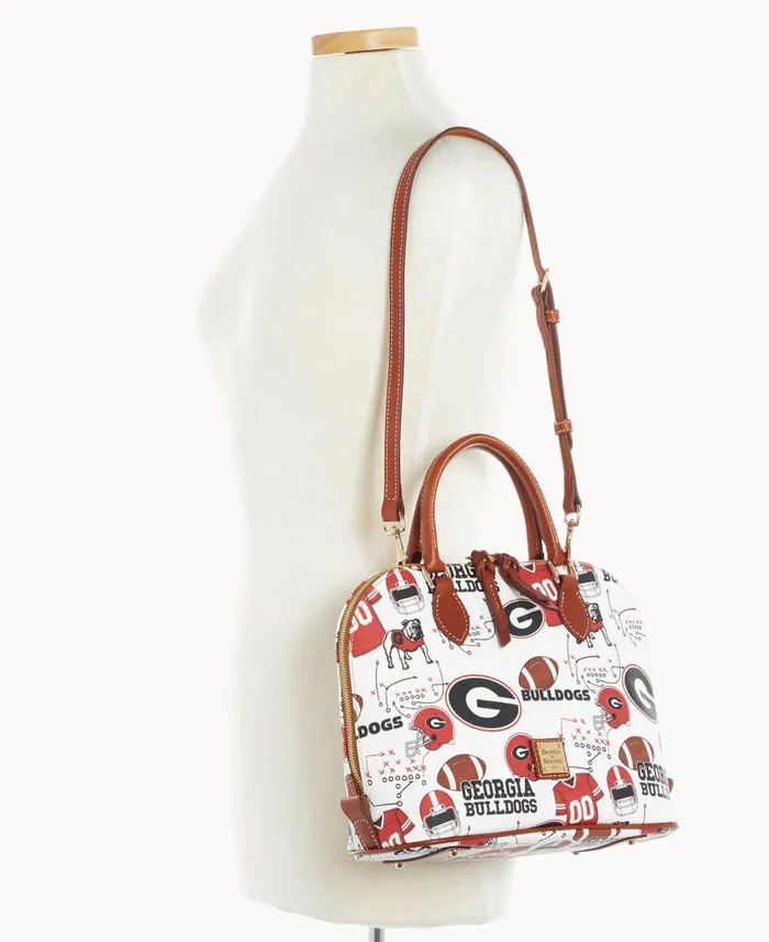 Woman Collegiate University Of Georgia Zip Zip Satchel U Of Georgia Dooney and Bourke Satchels Woman Collegiate University Of Georgia Zip Zip Satchel U Of Georgia Dooney and Bourke Satchels