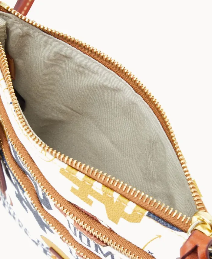 Woman Collegiate University Of Notre Dame N S Triple Zip Crossbody Notre Dame Dooney and Bourke Crossbodies Woman Collegiate University Of Notre Dame N S Triple Zip Crossbody Notre Dame Dooney and Bourke Crossbodies