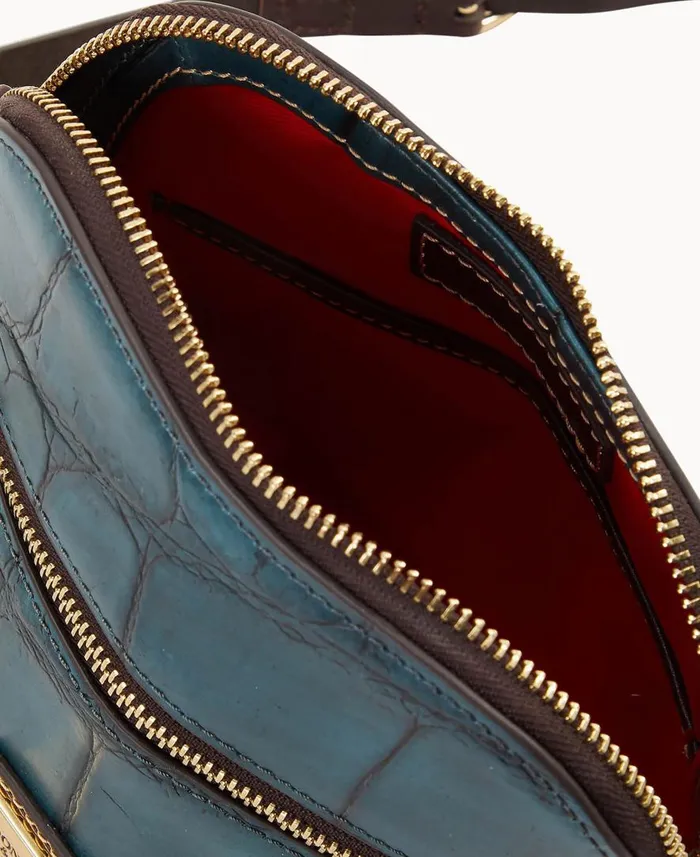 Woman Denison Domed Crossbody Deep Teal Dooney and Bourke Crossbodies