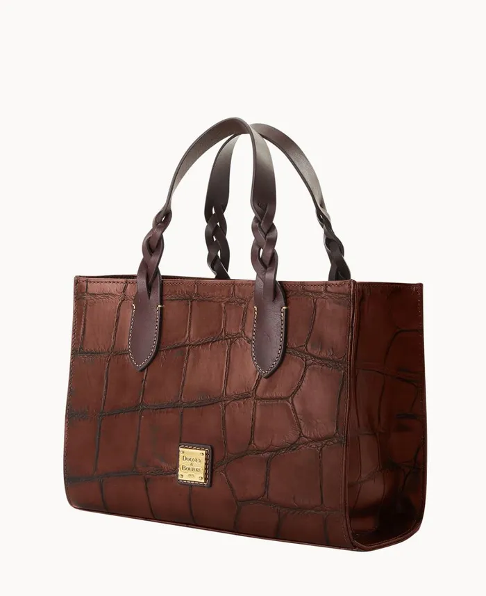Woman Denison Gia Satchel Cognac Dooney and Bourke Satchels Woman Denison Gia Satchel Cognac Dooney and Bourke Satchels
