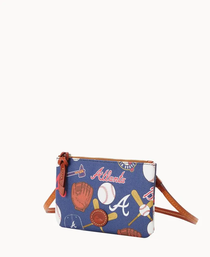 Woman MLB Braves Top Zip Crossbody Braves Dooney and Bourke Crossbodies Woman MLB Braves Top Zip Crossbody Braves Dooney and Bourke Crossbodies
