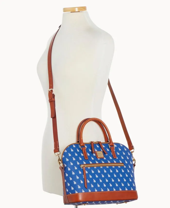 Woman MLB Dodgers Domed Zip Satchel Dodgers Dooney and Bourke Satchels Woman MLB Dodgers Domed Zip Satchel Dodgers Dooney and Bourke Satchels
