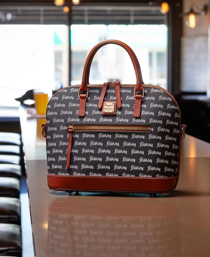 Woman MLB Marlins Domed Zip Satchel Marlins Dooney and Bourke Satchels Woman MLB Marlins Domed Zip Satchel Marlins Dooney and Bourke Satchels