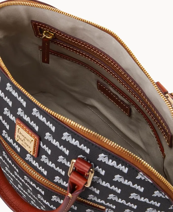 Woman MLB Marlins Domed Zip Satchel Marlins Dooney and Bourke Satchels Woman MLB Marlins Domed Zip Satchel Marlins Dooney and Bourke Satchels