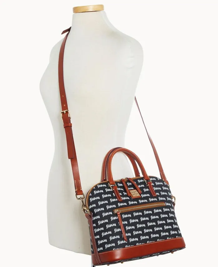 Woman MLB Marlins Domed Zip Satchel Marlins Dooney and Bourke Satchels Woman MLB Marlins Domed Zip Satchel Marlins Dooney and Bourke Satchels