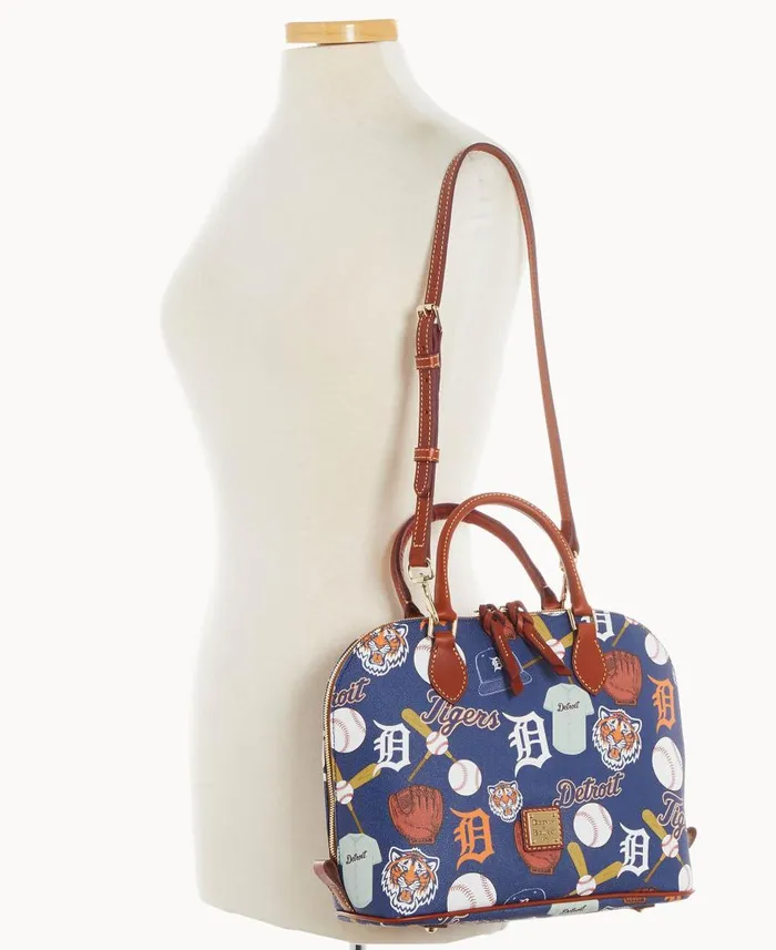 Woman MLB Tigers Zip Zip Satchel Tigers Dooney and Bourke Satchels Woman MLB Tigers Zip Zip Satchel Tigers Dooney and Bourke Satchels