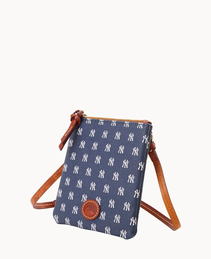 Woman MLB Yankees Small North South Top Zip Crossbody Yankees Dooney and Bourke Crossbodies Woman MLB Yankees Small North South Top Zip Crossbody Yankees Dooney and Bourke Crossbodies