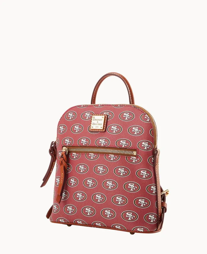 Woman NFL 49ERS Small Backpack 49ers Dooney and Bourke Backpacks