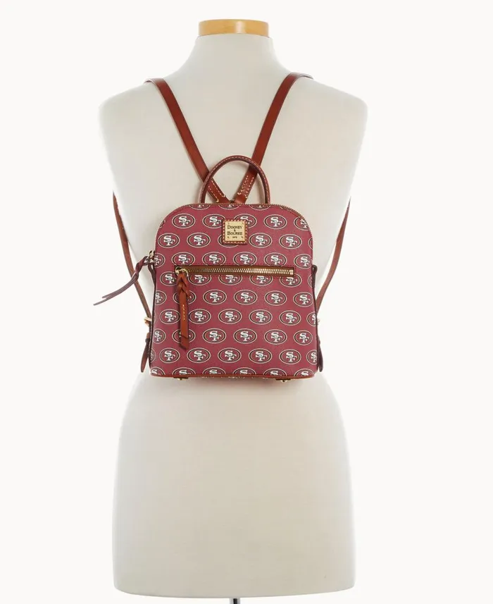 Woman NFL 49ERS Small Backpack 49ers Dooney and Bourke Backpacks