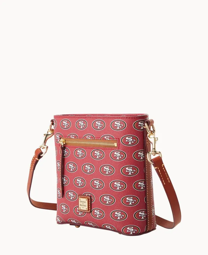 Woman NFL 49ers Small Zip Crossbody 49ers Dooney and Bourke Crossbodies Woman NFL 49ers Small Zip Crossbody 49ers Dooney and Bourke Crossbodies