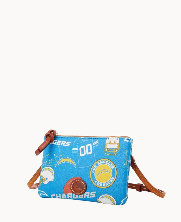Woman NFL Chargers Top Zip Crossbody Chargers Dooney and Bourke Crossbodies Woman NFL Chargers Top Zip Crossbody Chargers Dooney and Bourke Crossbodies