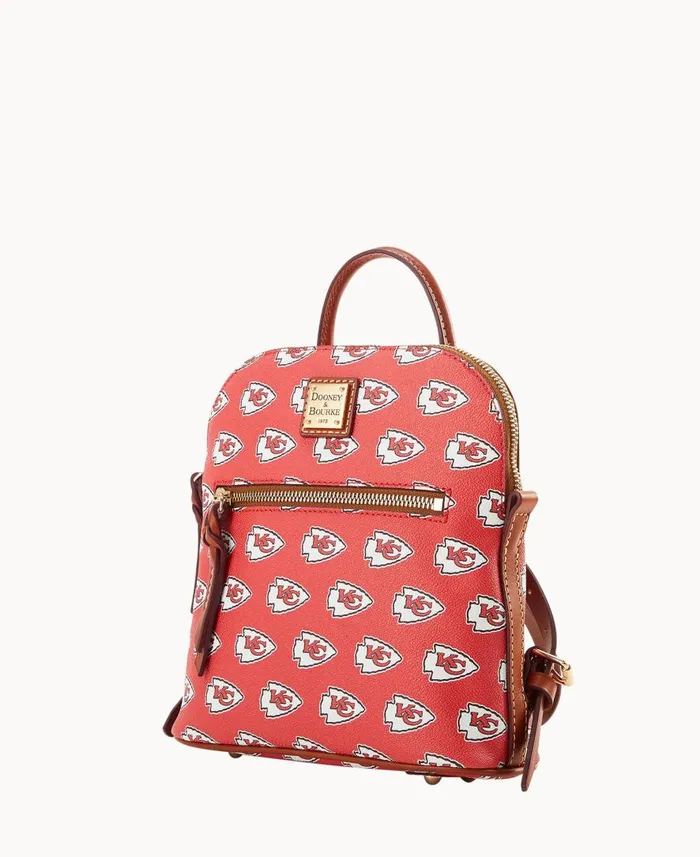 Woman NFL Chiefs Small Backpack Chiefs Dooney and Bourke Backpacks