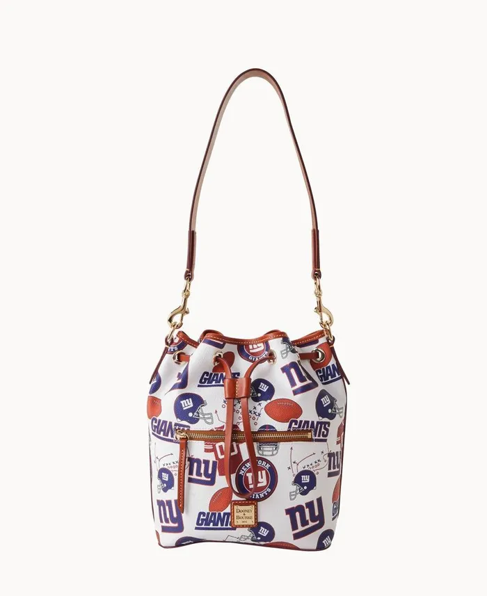 Woman NFL NY Giants Drawstring Giants Dooney and Bourke Shoulder Bags