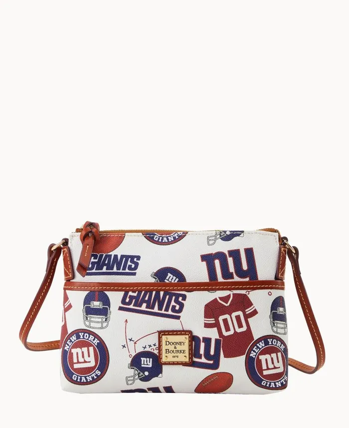 Woman NFL NY Giants Ginger Crossbody Giants Dooney and Bourke Crossbodies