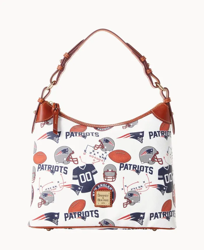 Woman NFL Patriots Hobo Patriots Dooney and Bourke Shoulder Bags