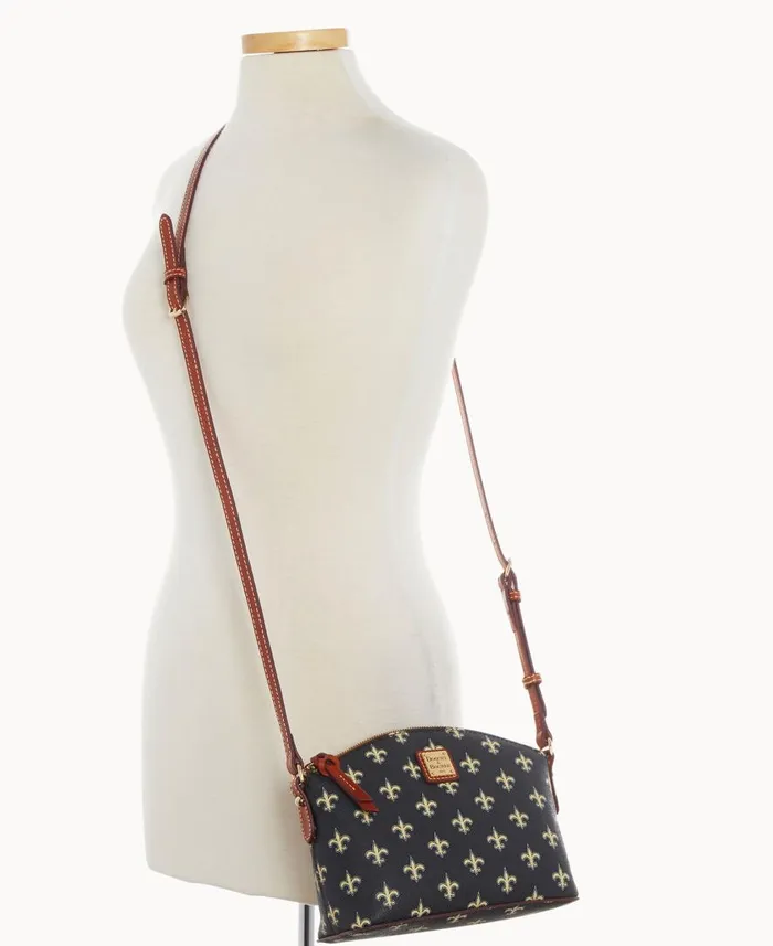 Woman NFL Saints Suki Crossbody Med Wristlet Saints Dooney and Bourke Crossbodies Woman NFL Saints Suki Crossbody Med Wristlet Saints Dooney and Bourke Crossbodies