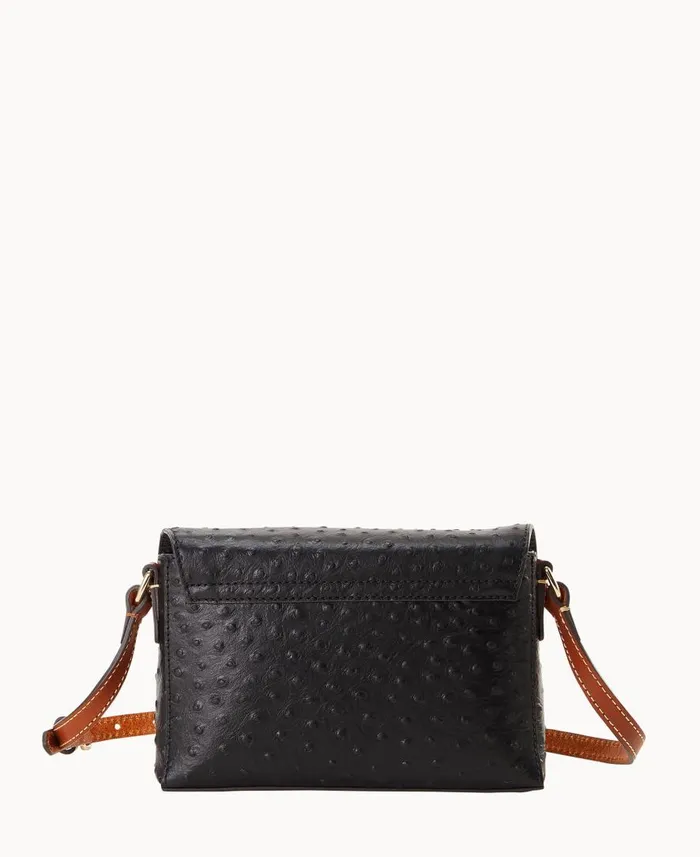 Woman Ostrich Rena Crossbody Black Dooney and Bourke Crossbodies Woman Ostrich Rena Crossbody Black Dooney and Bourke Crossbodies