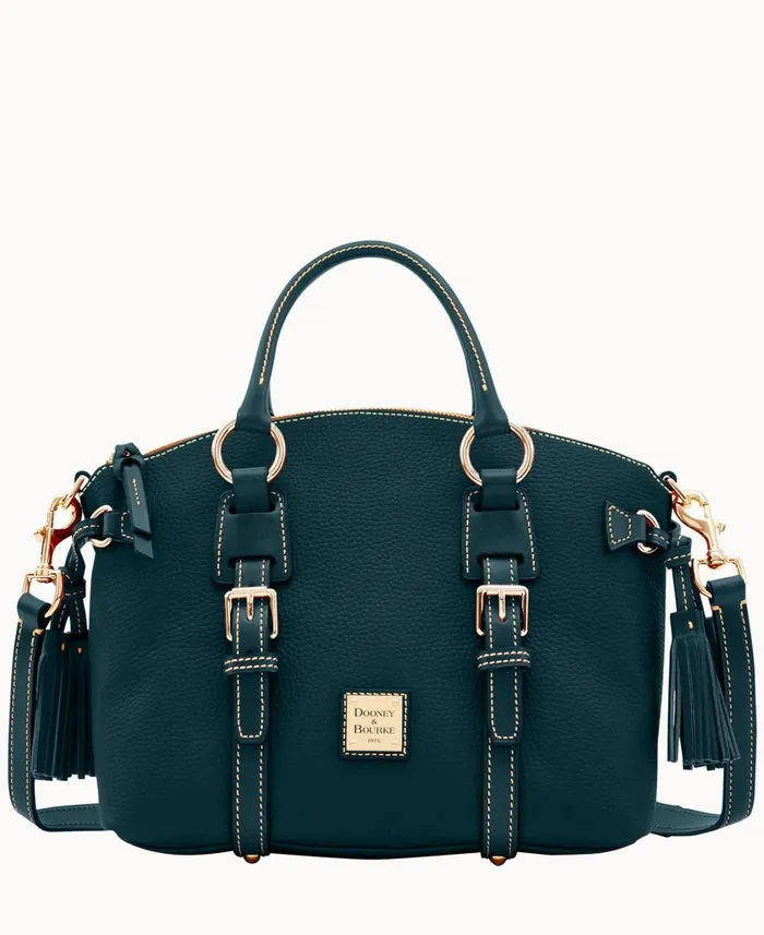 Woman Pebble Grain Bristol Satchel Black Black Dooney and Bourke Satchels