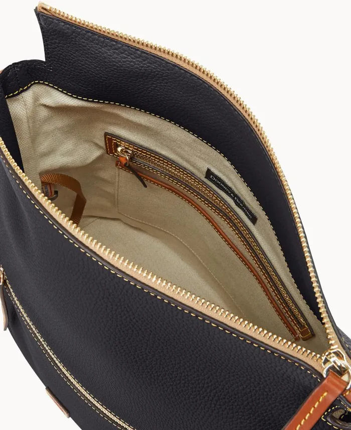 Woman Pebble Grain Large Sac Black Dooney and Bourke Shoulder Bags